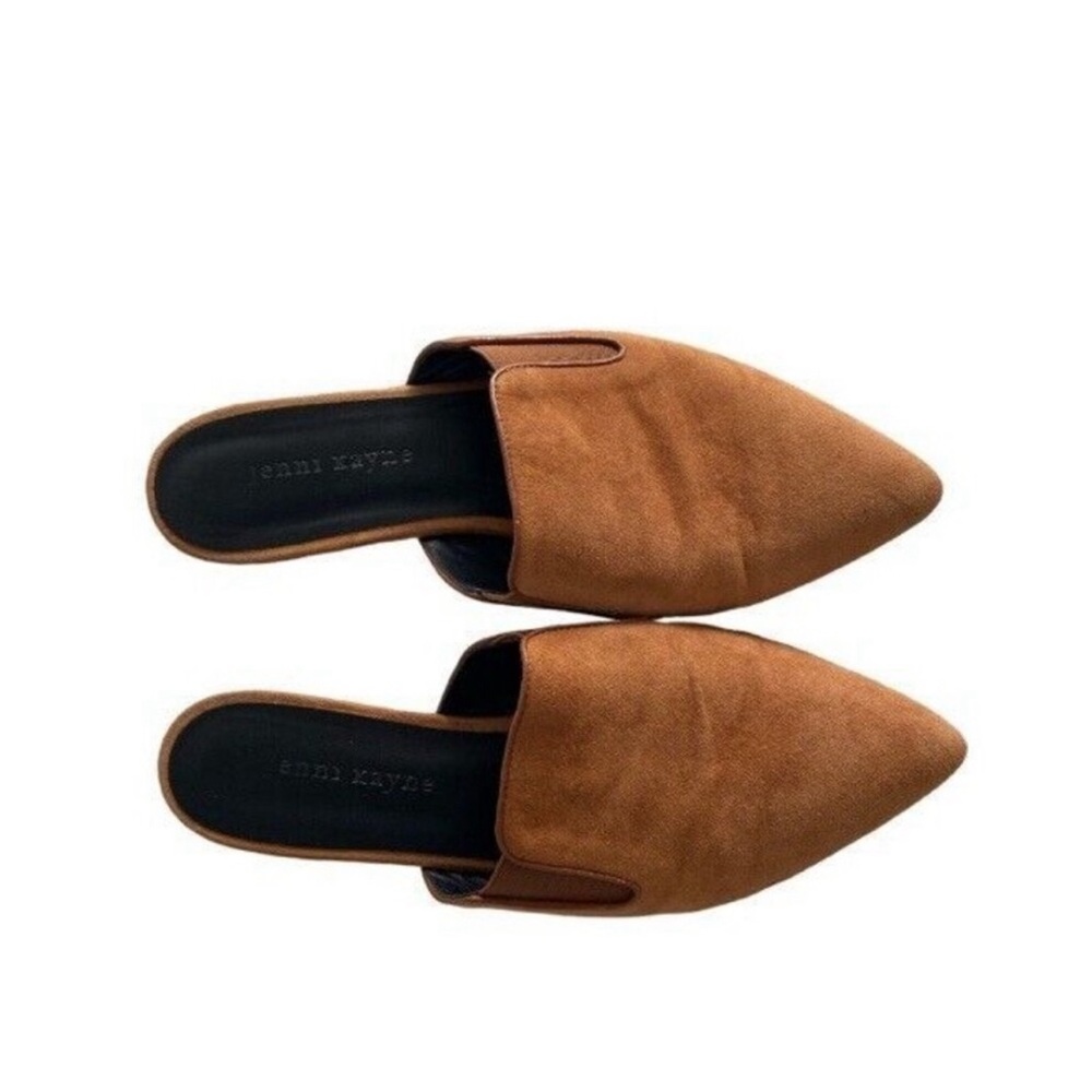Jenni Kayne Women’s 40/10 Suede Mules Saddle Brown